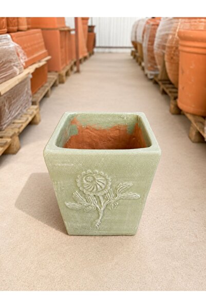 Boğaziçi Bitkisel Üretim El Yapımı Terracotta Dekoratif Saksı