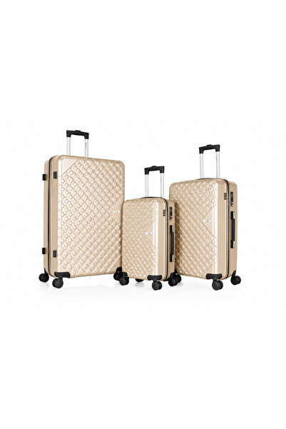 Assoda 3 Piece Suitcase Set with Anti-Crack Trolley Luggage with Double Wheel...