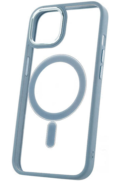 OEM Σατέν Διαφανής Θήκη Mag για iPhone 16 6 1 Μπλε Κωδικός: GSM185823