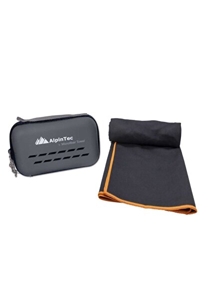 ALPINPRO Πετσέτα Microfiber DryFast (XL) 75 X 150 Alpin Μαύρο