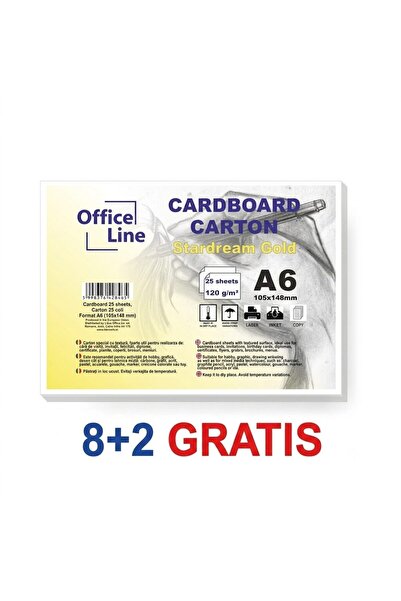 Libra Discounted Packages! 8+2 FREE A6 120gr Stardream Gold Cardboard top.25 ...