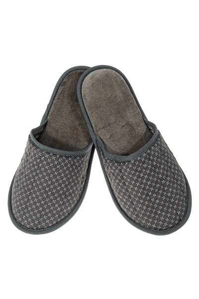 Amaryllis Slippers Ανδρικές Παντόφλες Σπιτιού από Βαμβακερό Βελούδο σε Χακί Χ...