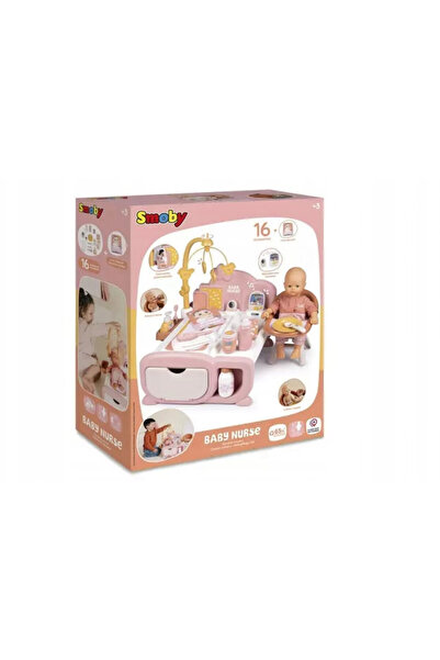 Smoby Colt de ingrijire Baby Nurse, Smoby, multicolor, set pentru jocuri de r...