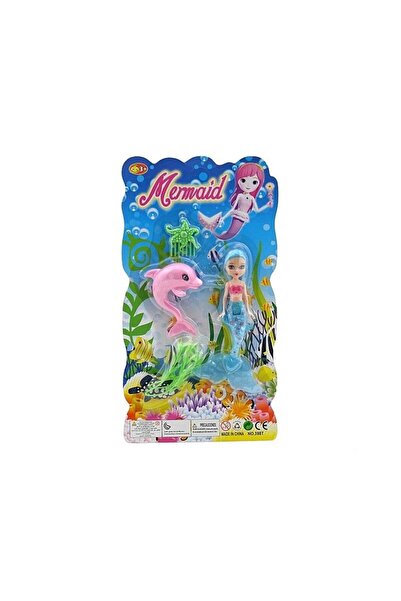 adar Mini papusa sirena cu accesorii, Adar, 7 cm, 3+, Multicolor