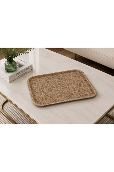 Zucci Home Decorative Tray with Leather Non-Slip Base |   Stylish Coffee and ...