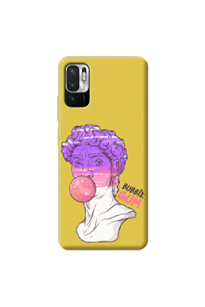 Other Xiaomi Redmi Note 10 Pro 5G Pin Bubble Yellow Colored Silicone TPU Θήκη