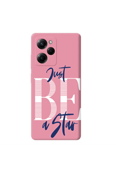 Other Xiaomi Poco X5 Pro Just Be a Star Pink Colored Silicone TPU Θήκη