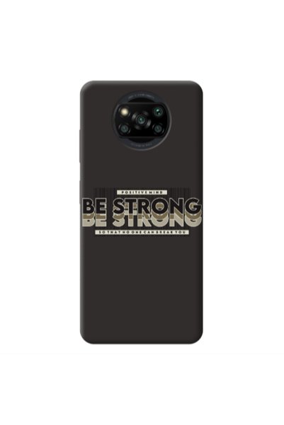 Other Xiaomi Poco X3 /X3 Pro Positivemind Black Colored Silicone TPU Θήκη