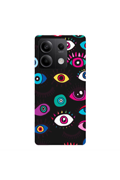 Other Xiaomi Redmi Note 13Pro 5G Multiple eyes Black Colored Silicone TPU Θήκη