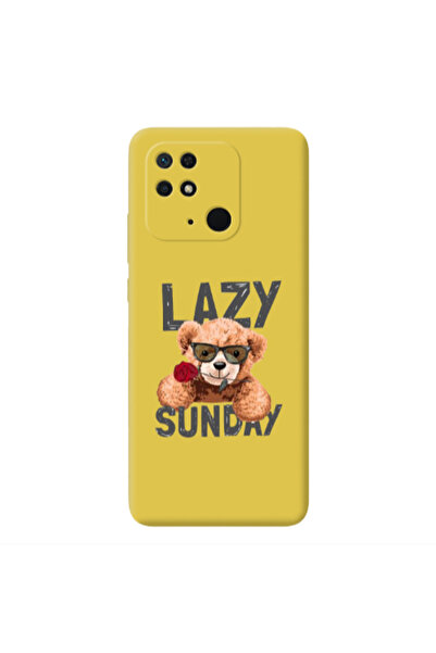 Other Xiaomi Redmi 10C Lazy sunday Yellow Colored Silicone TPU Θήκη