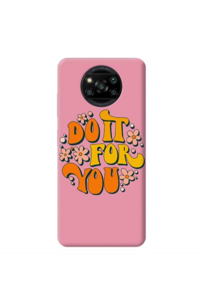 Other Xiaomi Poco X3 /X3 Pro Do it For You Pink Colored Silicone TPU Θήκη