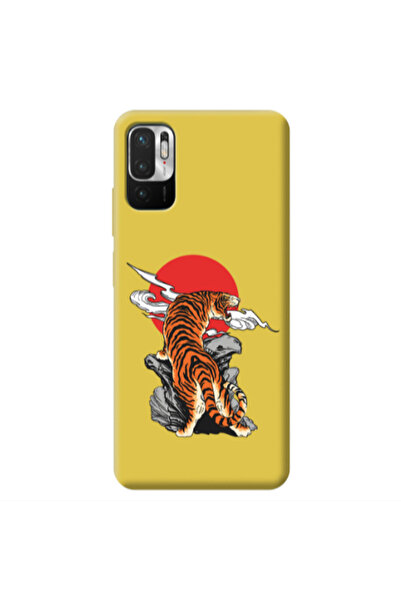 Other Xiaomi Redmi Note 10 Pro 5G Angry Gorilla Yellow Colored Silicone TPU Θήκη