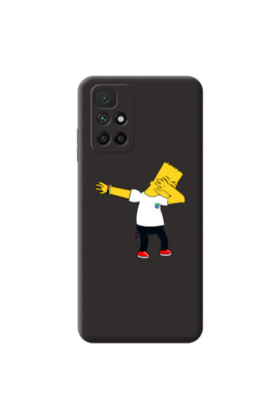 Other Xiaomi Redmi 10 2022 Simpsons2 Black Colored Silicone TPU Θήκη