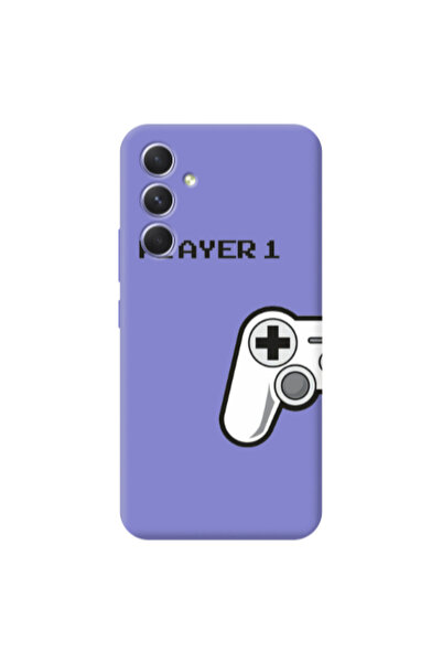 Other Samsung A56 Player 1 Purple Colored Silicone TPU Θήκη