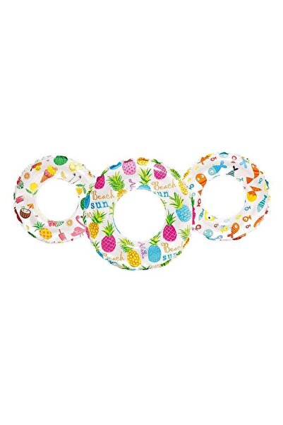 Intex Lively Printed Pool Rings - Assorted 61cm