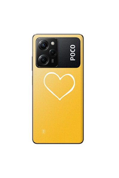 Other Xiaomi Poco X5 Pro White heart Transparent Silicone TPU Θήκη