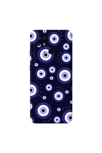 Other Xiaomi Redmi 10C Purple evil eye bead Transparent Silicone TPU Θήκη
