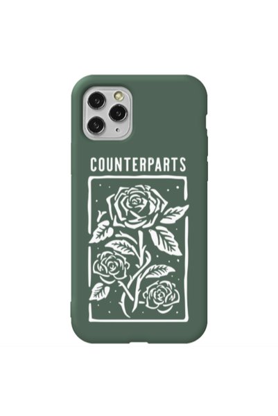 Other Apple iPhone 11 Pro Max Counterparts Dark Green Colored Silicone TPU Θήκη