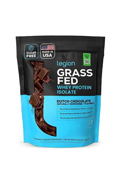 LEGION Whey+ Protein Whey Isolate from Grass Fed Cows (Chocolate, 60 Servings...