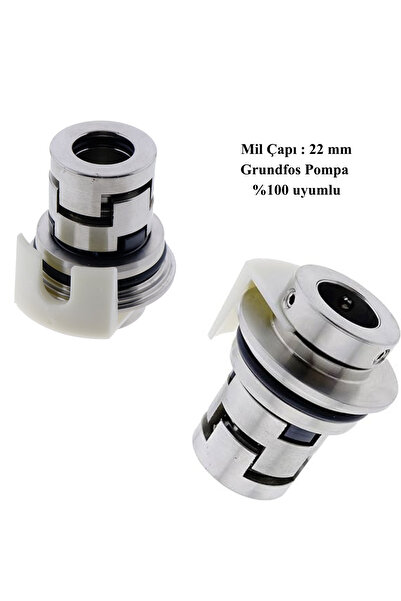 Grundfos uyumlu 22 mm Kartuş Mekanik Salmastra 96525490