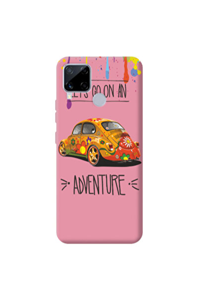 Other Realme C25S Adventure Pink Colored Silicone TPU Θήκη