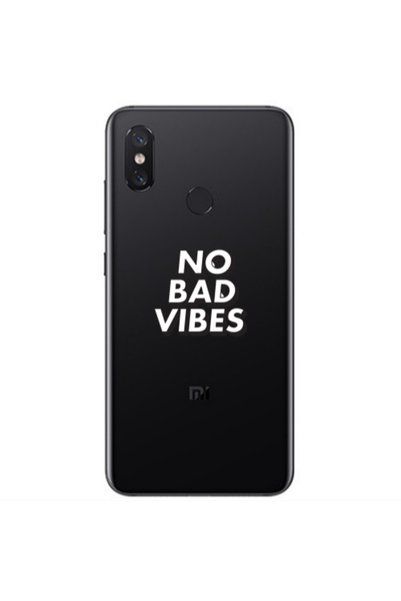 Other Xiaomi Mi 8 No bad vibes Transparent Silicone TPU Θήκη