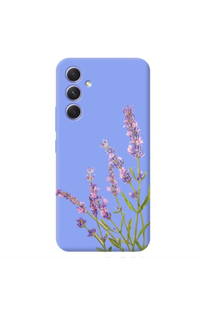 Other Samsung A54 Flowers 8 Light Purple Colored Silicone TPU Θήκη