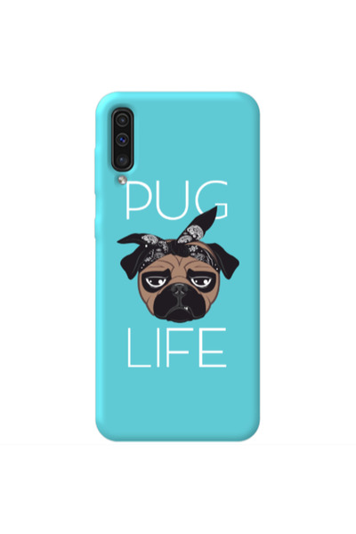 Other Samsung A70 Pug Life Turquoise Colored Silicone TPU Θήκη
