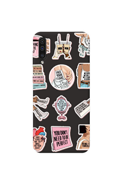 Other Samsung A70 Everything will be okay Black Colored Silicone TPU Θήκη