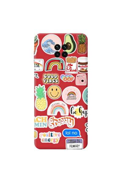 Other Xiaomi Redmi Note 9 Pro Good vibes Red Colored Silicone TPU Θήκη
