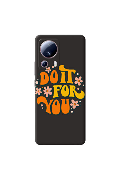Other Xiaomi Mi 13 Lite Do it For You Black Colored Silicone TPU Θήκη