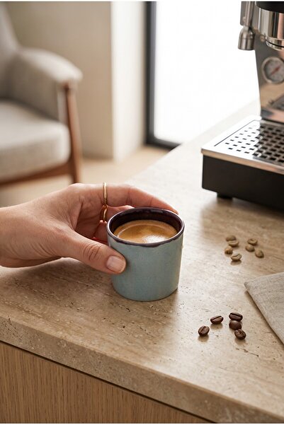 DESIGN2507 El Yapımı Seramik Espresso Fincanı
