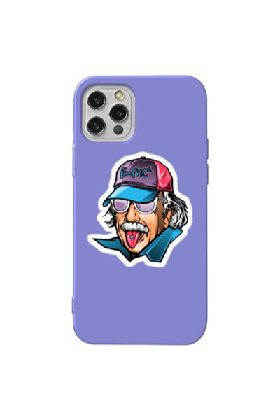 Other Apple iPhone 13 Pro Einstein Purple Colored Silicone TPU Θήκη