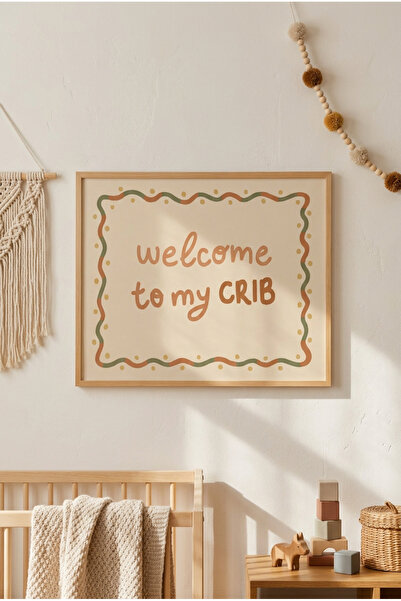 Creatick Design Bebek Ve Çocuk Odası Duvar Dekorasyonu Masif Ahşap Çerçeveli ...