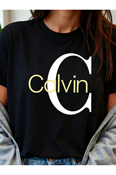 NOURAM Whie Uppercase C wih "" Leering Combinaion Design Prined T-Shir, Shor-...