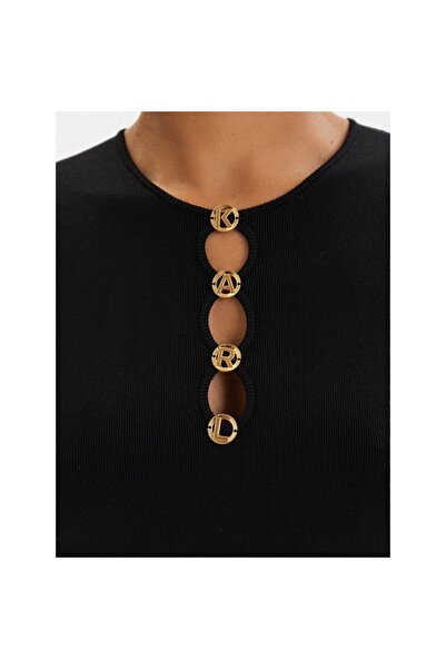 Karl Lagerfeld Bluză de damă B1W18014 Negru