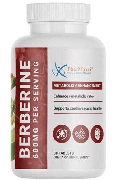 PHARMAXXI Berberine 600 Mg Veg 30 Tablets