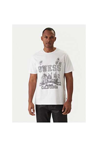 Guess Tricou bărbătesc M6RI01I3Z14 Alb