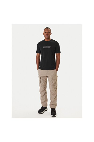 Napapijri Tricou bărbătesc NP0A4IFL9411 Negru