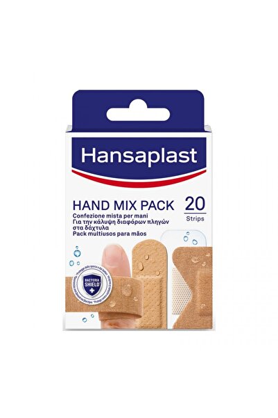 Hansaplast Συσκευασία Hand Mix Αδιάβροχα Αυτοκόλλητα Επιθέματα 20 τεμάχια (48...
