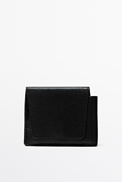 Massimo Dutti Napa deri kapaklı cüzdan