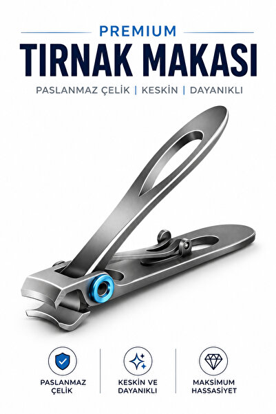 Mas'dala EGAR Premium Tırnak Makası Paslanmaz Çelik Ergonomik Profesyonel Keskin Manikür Aleti