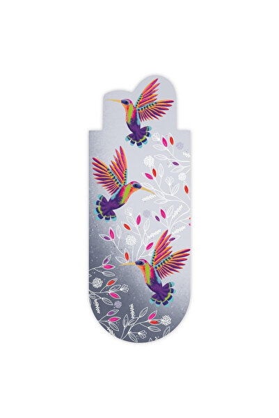 HENRY Semn de carte magnetic Oval Colibri, design colibri, Multicolor, 58x182 mm