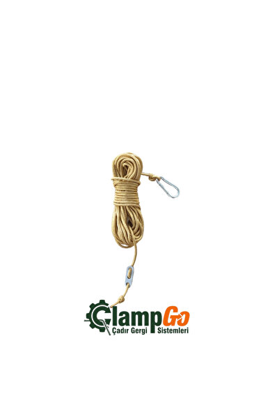 ClampGo Çadır Gergi Sistemleri 10 Metre 3mm İskota Halatı - Çadır, Branda, Te...