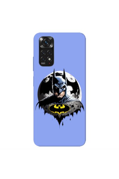 Other Xiaomi Redmi Note 11 4G Batman 3 Light Purple Colored Silicone TPU Θήκη