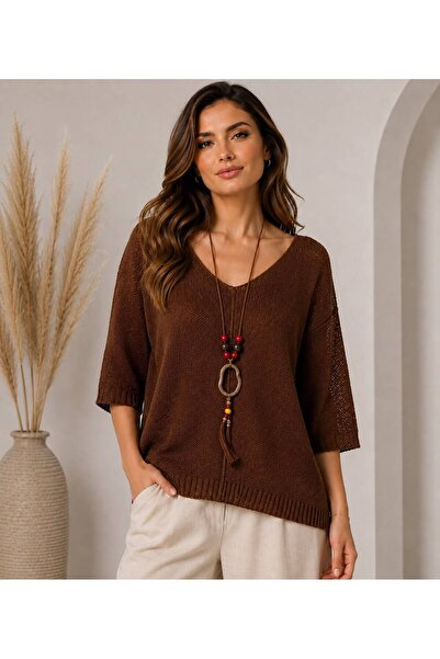 MENSAR OTANTİK Necklace 1. Quality Merserized Blouse Standard Size 38/44