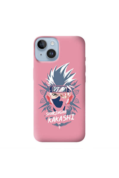 Other Apple iPhone 14 Anime Mangoo Pink Colored Silicone TPU Θήκη