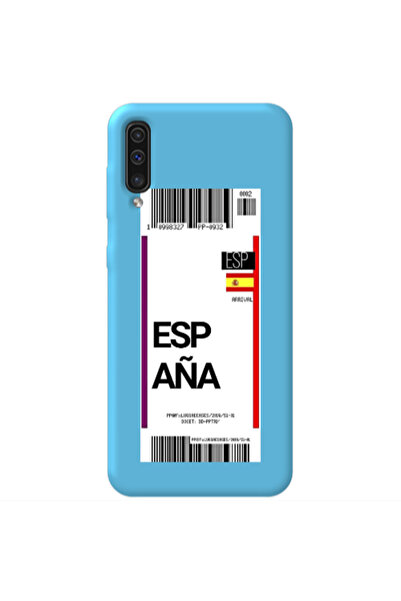 Other Samsung A70 Espana Arrival Blue Colored Silicone TPU Θήκη