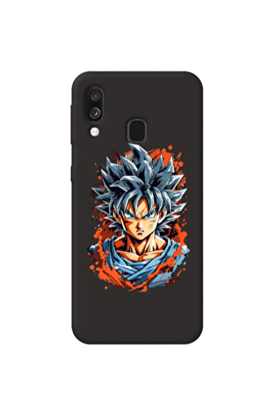 Other Samsung A40 Anime Goku Black Colored Silicone TPU Θήκη