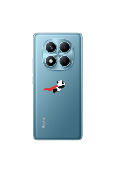 Other Xiaomi Redmi Note 14 Pro kite flying panda Transparent Silicone TPU Θήκη
